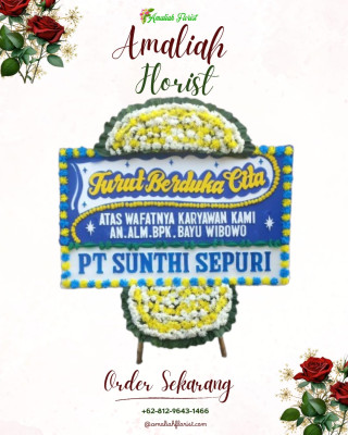 Papan Bunga Duka di Pringapus