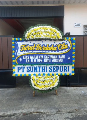 Papan Bunga Duka di Pringapus